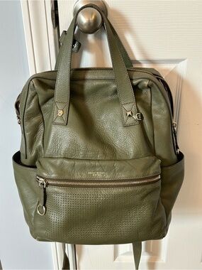 henri bendel jetsetter mini convertible canvas backpack Snake Backpack-US henri bendel | Bags |